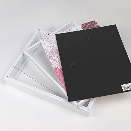 Lawrence Frames 785280 Shadow Box Frame, 8x10, White - color: White, size: 8 x 10 inches