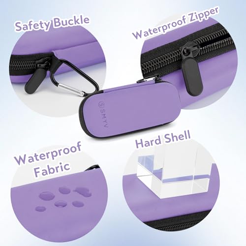 SMYV Insulin Cooler Travel Case with 2 TSA Approved Ice Packs, Purple - color: Eva Purple