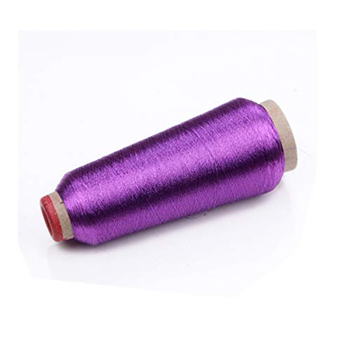 Sparkle Metallic Threads Machine Embroidery - 5000 Yards per roll (Modena Purple) - color: modena purple