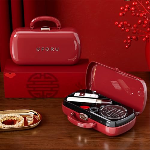 FKOG Sewing Project Kit, 151 Pcs Family Sewing Supplies Repair Kit Traveler Sewing Kit Sewing Thread Accessories DIY Sewing Supplies Organizer (Dark Red) - style: Dark Red
