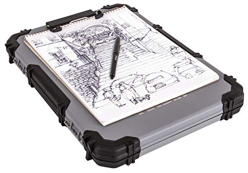 ArtBin Sketch Board with Internal Craft Storage, Drawing Surface, Grey