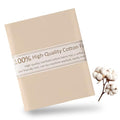 Beige Cotton Fabric for Sewing 59 Inch Wide Natural 100% Cotton Poplin Fabric by The Yard Soft Embroidery Cotton Material Apparel Cloth (Beige, 2 Yard) - color: Beige, size: 2 Yard