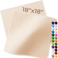 IONTACH 18" X 18" Soft Felt Sheets 1.6mm Thick (2 Packs, Apricot Nude) - color: Apricot Nude