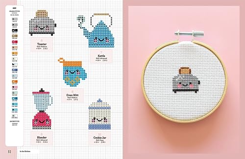 Cute Kawaii Cross Stitch: Over 400 super adorable patterns
