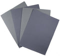 KCS 4 pc of 12" x 18"(30cmx45cm) 14CT Counted Cotton Aida Cloth Cross Stitch Fabric (Light Grey+Light Steel Grey) - color: Light Grey+light Steel Grey