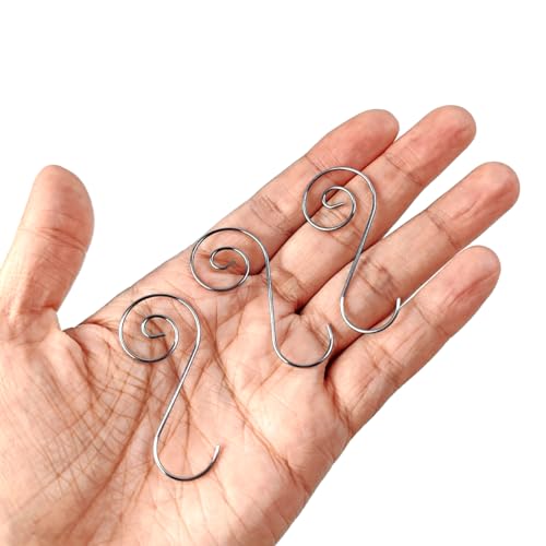 GXXMEI 200PCS Stainless Steel Christmas Ornament Hangers - Perfect for Tree Decorations