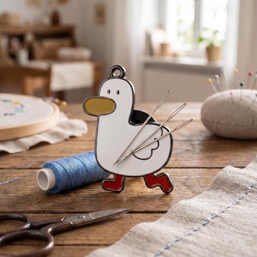Black Cute Duck Magnetic Needle Minder 1Pack Strong Magnet Holder Cross Stitch Embroidery Sewing Needlepoint Accessories