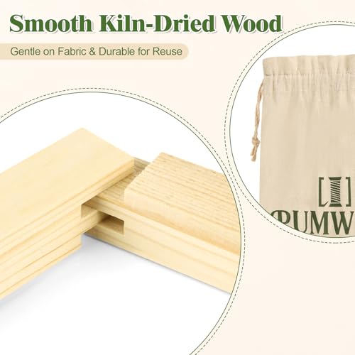 PUWMTSQ Needlepoint Stretcher Bars Set with Linen Storage Bag — 6” 8” 10” 12” 14” Modular Frame Kit, Mini Embroidery Frame for Cross Stitch & Needlework, Includes Thumb Tacks & Tack Remover