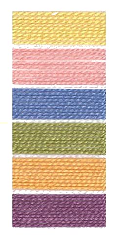 Presencia Finca Perle Cotton ~ Size #5 ~ Thread Sampler Pack for Sewing, Embroidery, and Quilting (02 - Monet) - color: Assorted