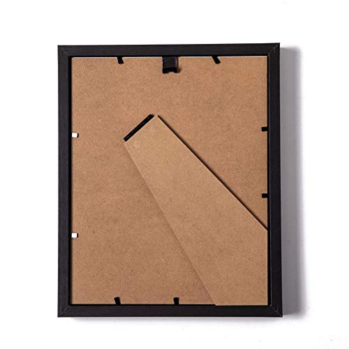 Muzilife 8x10 Shadow Box 3D Picture Frame with Mat, Wood, 1 Pack, Black - color: 1pcs 8x10-black