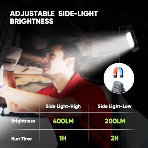 Durapower Neck Light Machine, Led Neck Light for Reading, Detachable Flexible Around Neck Flashlight for Work Craft,Grill,Repairing,Camping and Emergency