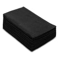 COTTON CRAFT Amazing Kitchen Towels - 8 Pack 100% Cotton Waffle Terry Towel - color: Black, size: 8 Pack