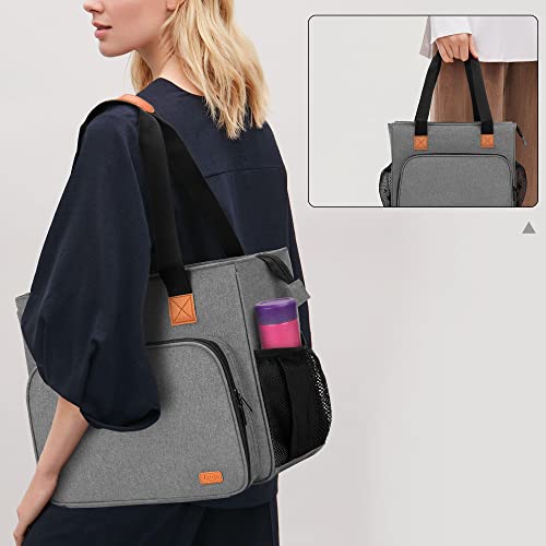 LUXJA Embroidery Project Carrying Bag, Gray - color: Gray