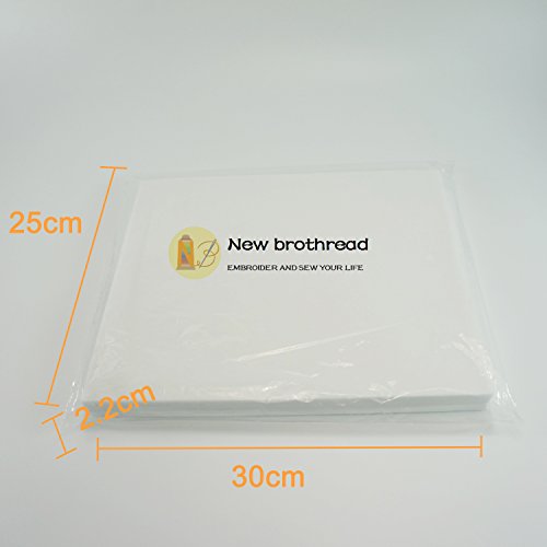 New brothread Tear Away Embroidery Stabilizer 10"x12" - 100 Precut Sheets - size: 10"x12" 100 sheets