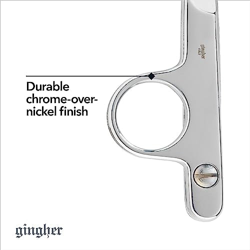 Gingher 4.5" Spring-Action Knife-Edge Thread Snips, Fabric Scissors - style: 4.5" Thread Nippers