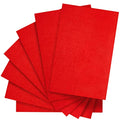 IOOLEEM Red Felt Sheets, 30pcs 7"x11.3" (Close to A4 Size - Pre-Cut Felt Fabric Sheets for Crafts, Sewing) - color: Red, size: Plain 7x11.3 inches (18x28.5cm)