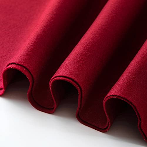 HaoFeijh Felt Fabric 36 * 36 Inch Wide 1.6mm,Fabric Sheets Soft Woven Acrylic Craft Fabric for DIY Craft Work Sewing Patchwork,Craft Felt - color: Rose, size: 1
