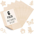 IONTACH 9" X 12" Soft Felt Sheets 1.6mm Thick (6 Packs, Apricot) - color: Apricot Nude