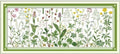 Rosyfoxes Cross Stitch Kits Stamped Full Range of Embroidery Starter Kits for Beginners DIY- Printed kit Flowers on the Meadow(Printed) 11CT 42.5×18.9inches - color: Flowers on the meadow 42.5×18.9inches