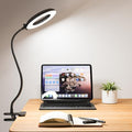 LED Desk Lamp with Clamp, 3 Color Modes, 10 Brightness