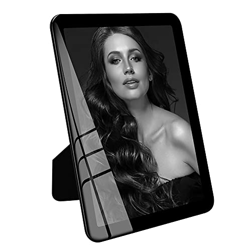 Bluesun 5×7 Picture Frame Black, Vertical & Horizontal Wall & Tabletop - color: Black, size: 5x7（1 Pcs）