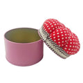 pson Pumpkin Shaped Pin Cushion with Storage Box, Cute Sewing Needle Holder for Quilting, DIY Crafts, Needlework, Sewing(Red with Spotted) - color: Red