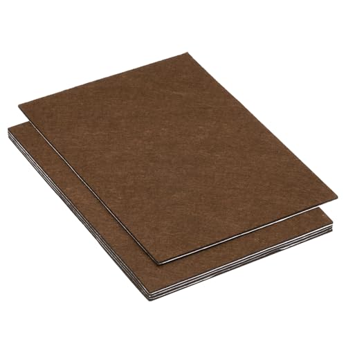 PATIKIL 12x8 Inch Lamp Base Felt, 5Pack 2mm Thickness Rectangle Felt Furniture Pad Soft Adhesive Non-Slip Anti-Scratch Backed Felt for Lamp Furniture DIY Craft, Coffee - color: Coffee, size: 12x8 Inch
