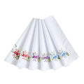 RDS HANKYTEX Cotton Embroidery Ladies' Handkerchiefs Lace Set of 6 - style: 6