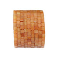 BEADIA Natural Red Aventurine Square Stone Beads 4x4mm 85pcs Cube Loose Semi Gemstone Beads for Jewelry Making Design - color: Red Aventurine