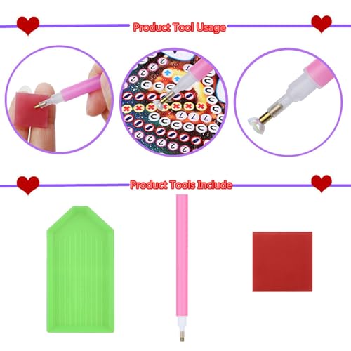 POETRYDRAW Diamond Art Ornament Desktop Kit Swan, Stand Up Diamonds Painting Ornament for Adults, 5D DIY Special Diamond Gem Craft Tabletop Placement Board Kit - color: Swan