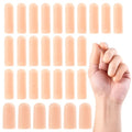 30 Pcs Gel Finger Cots, 2 Sizes, Nude