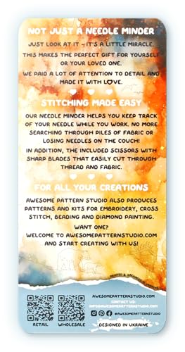 Awesome Pattern Studio National Parks Needle Minder Set (Great Smoky Mountains Classic Design - Set #2) - size: Great Smoky Mountains Classic Design - SET #2