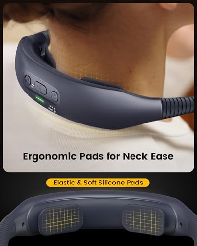 Glocusent Neck Light with Timer, 100 Hours Book Light for Bedtime Reading - color: Navy Blue