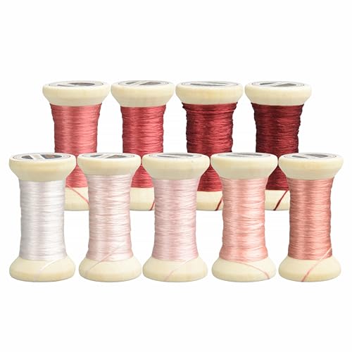 Natural 100% Mulberry Handmade Embroidery Silk Thread Silk Floss (48) - color: 48