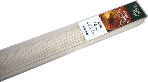 DMC Classic Reserve Gold Label Aida Fabric Box - 14 Count - 15"X18" (Natural)