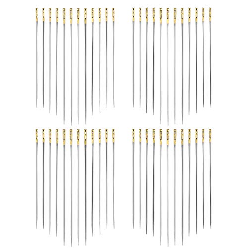 AIEX 48pcs Self Threading Needles, Blind Needles