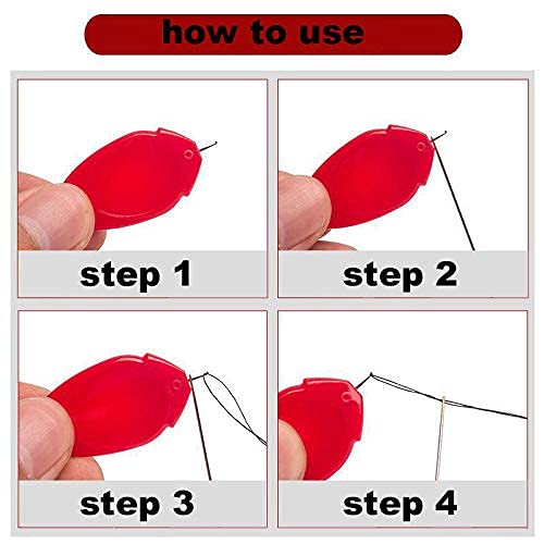 Needle Threaders for Sewing, Wire Loop DIY Simple Needle Threaders, Hand Sewing Threader Tool for Sewing Crafting (5 pcs)