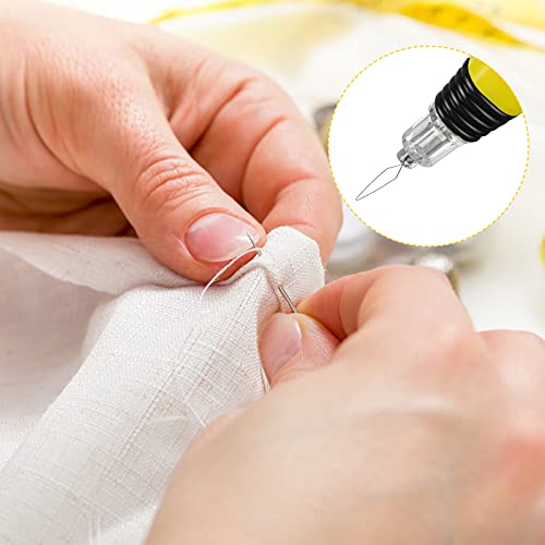 WILLBOND 2 Pieces LED Needle Threaders Sewing Machine Wire Loop Tool