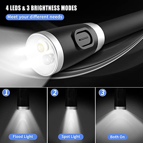 LEDGLE Neck Book Light for Reading,Rechargeable,6 Brightness Classic-Black - style: Old Design- Black