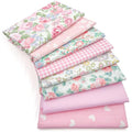 Aubliss 8pcs Fat Quarter Fabric Bundles (100% Cotton - 20'' x 20'') - color: Rose Garden