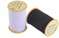 KONMAY 0.5mm Elastic Sewing Thread, 1100 Yards Black&White - color: Black&white