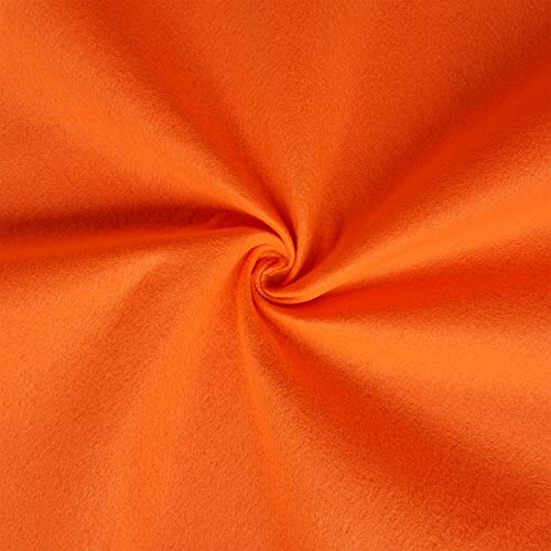 Jtnohx Color Felt Sheets 1 Square Yard Craft Felt Fabric Bright Orange - color: Bright Orange