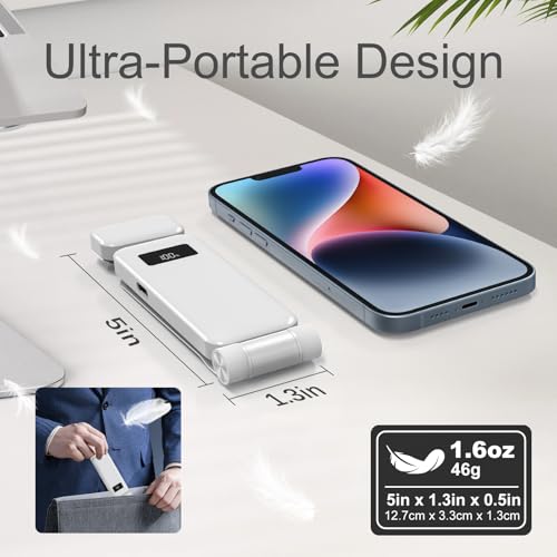 KTEBO Rechargeable Book Light with Clip & Battery Indicator, 9 Luminescence Modes, USB-C Portable 1.6 oz Ultralight Lamp for Night Reading in Bed, Readers - White - color: White
