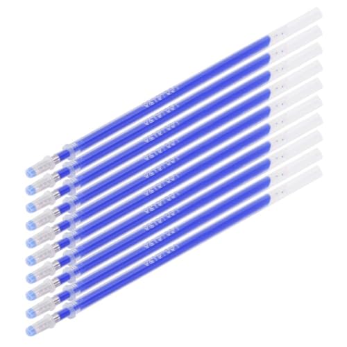 Heat Erasable Pen Refill, Precise Auto Vanishing Fabric Marker for Sewing Quilting Plastic Steel Tip Black 13cm 100pcs