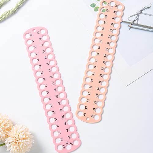 6 pcs Embroidery Floss Organizer,6 Color Plastic Floss Bobbin