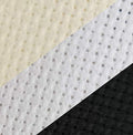 KCS 3 pc of 12" x 18" 18CT Counted Cotton Aida Cloth Cross Stitch Fabric (White+Cream+Black) - color: White+cream+black