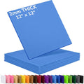2mm Stiff Felt Sheets 12" X 12" (10 Pack, Clear Blue) - color: Clear Blue