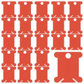 150Pcs Plastic Embroidery Floss Bobbins，Red Cross Stitch Bobbins, Plastic Thread Organizer Cards for Embroidery Floss Storage, SATONBEYI - color: Red