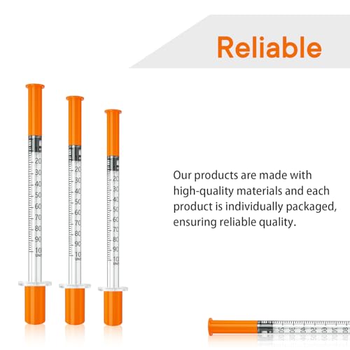 U-100 1ml 30 gauge 5/16 syringe, Disposable Syringe, 25 PACK. - size: 1ml-30G 5/16", style: 25 Pack