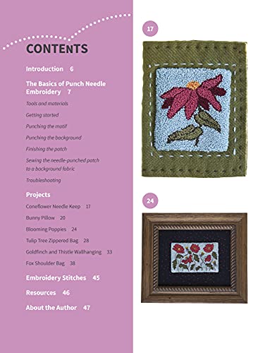 Jump Into Punch Needle: For Beginners; 6 Embroidery Projects; Step-by-Step Guide